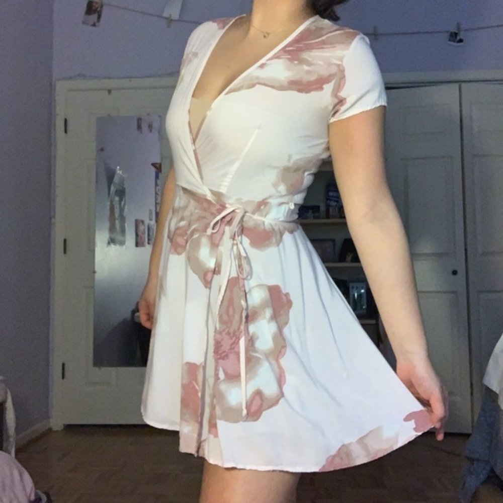 Honey Belle Floral Wrap Dress